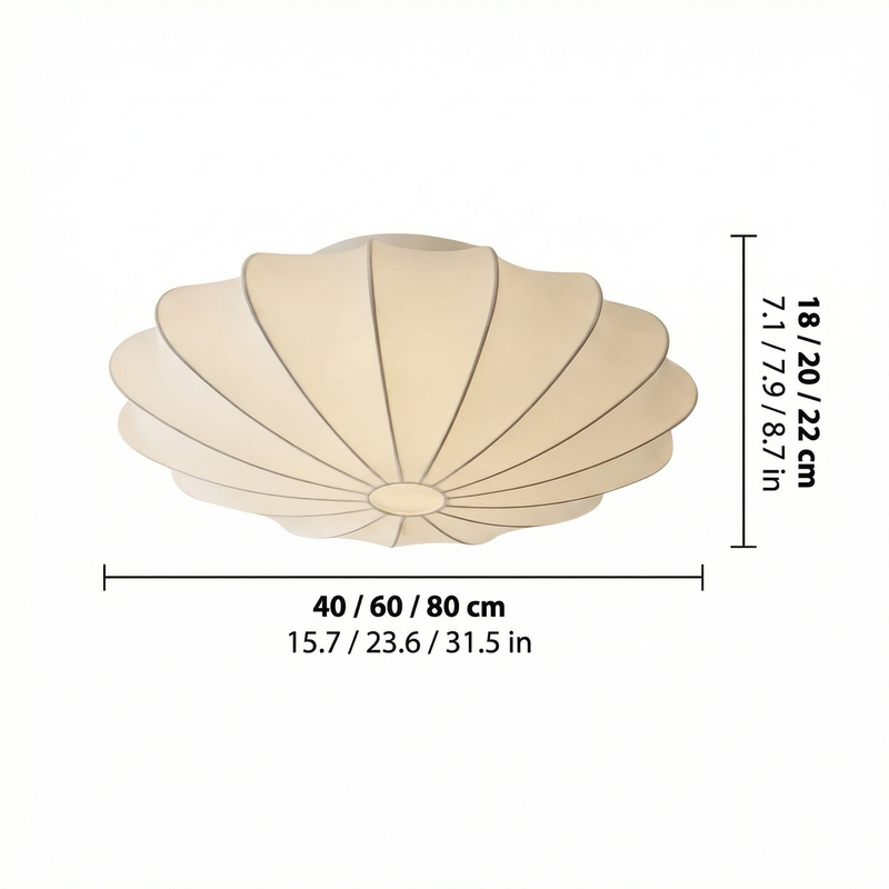 Luminara | Elegant Modern Minimalist Flush Mount Ceiling Light Fixture