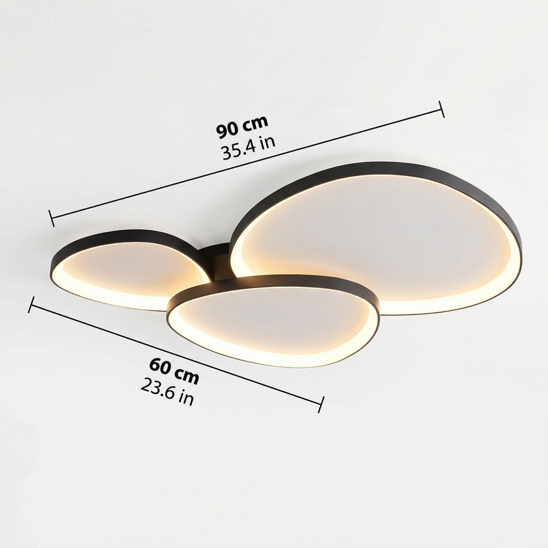 Luminara | Sleek Modern Minimalist Flush Mount Ceiling Light Fixture