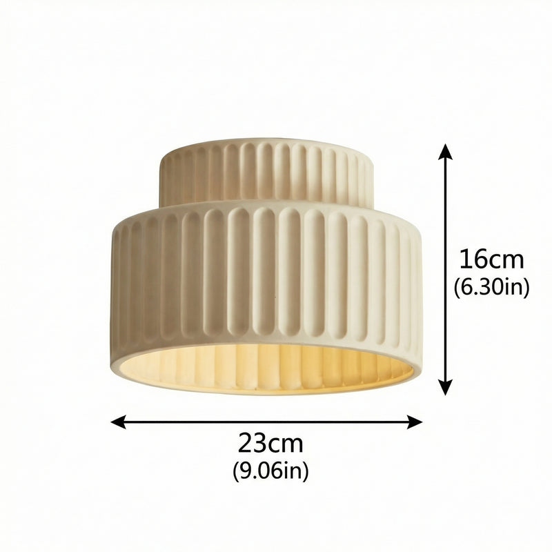 Ceramica | Elegant Minimalist LED Ceiling Light Fixture