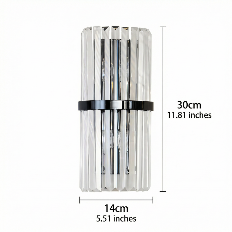 Luminara | Elegant Contemporary Stainless Steel Wall Light Sconce