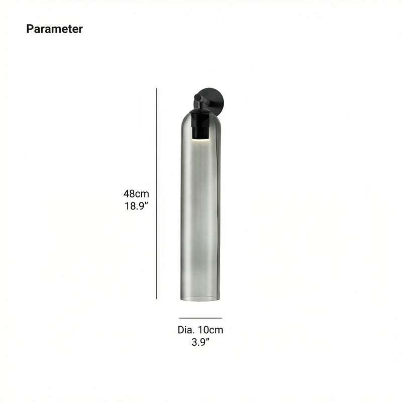 CylindraGlow | Elegant Classic Cylindrical Wall Sconce Light Fixture