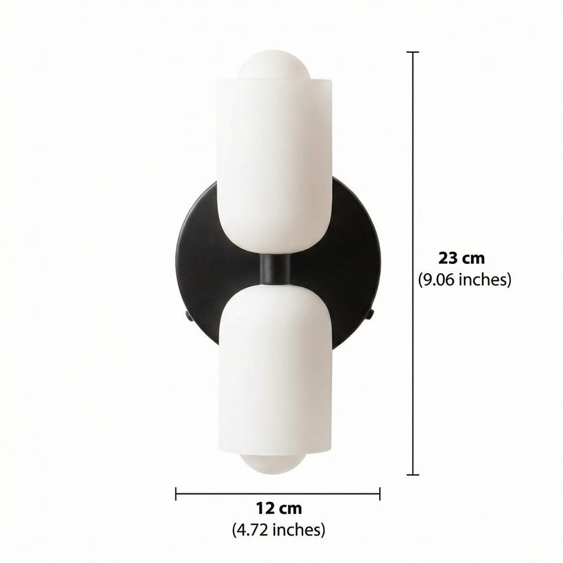 Nordic | Wall Light with Matte Finish & Minimalist Design | Elegant Sconce for Soothing Atmosphere