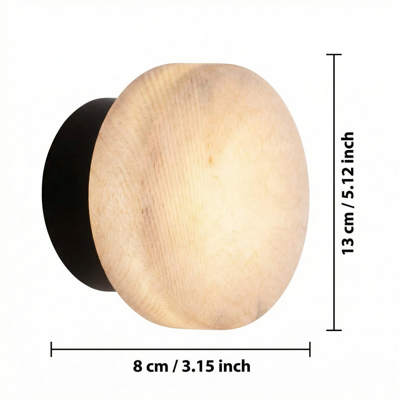 Elegant Marble | Wall Sconce Lighting with Warm LED Glow | Contemporary Design for Cozy Ambiance