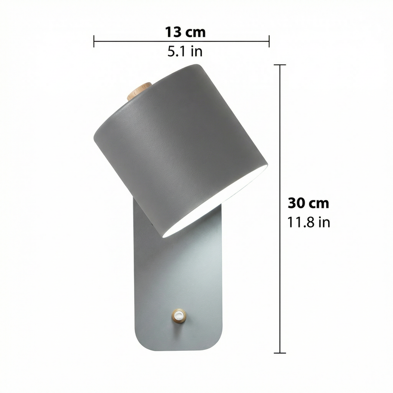 Elegant Cylinder Wall Sconce Lighting with Soft LED Glow | Modern Design for Cozy Ambiance