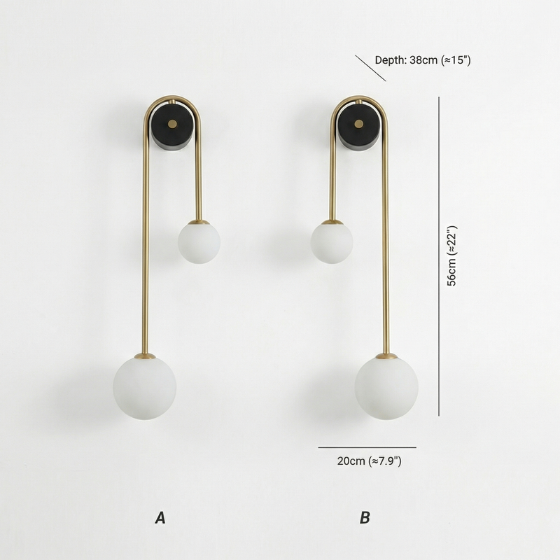 Elegant Arc Wall Light | Contemporary Wall Lamp with Soft LED Glow | Modern Sconce for Cozy Ambiance