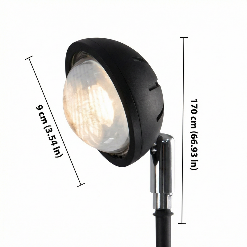 Elegant Bamboo Floor Lamp | Dimmable LED Light & Adjustable Height for Cozy Living Room Ambiance