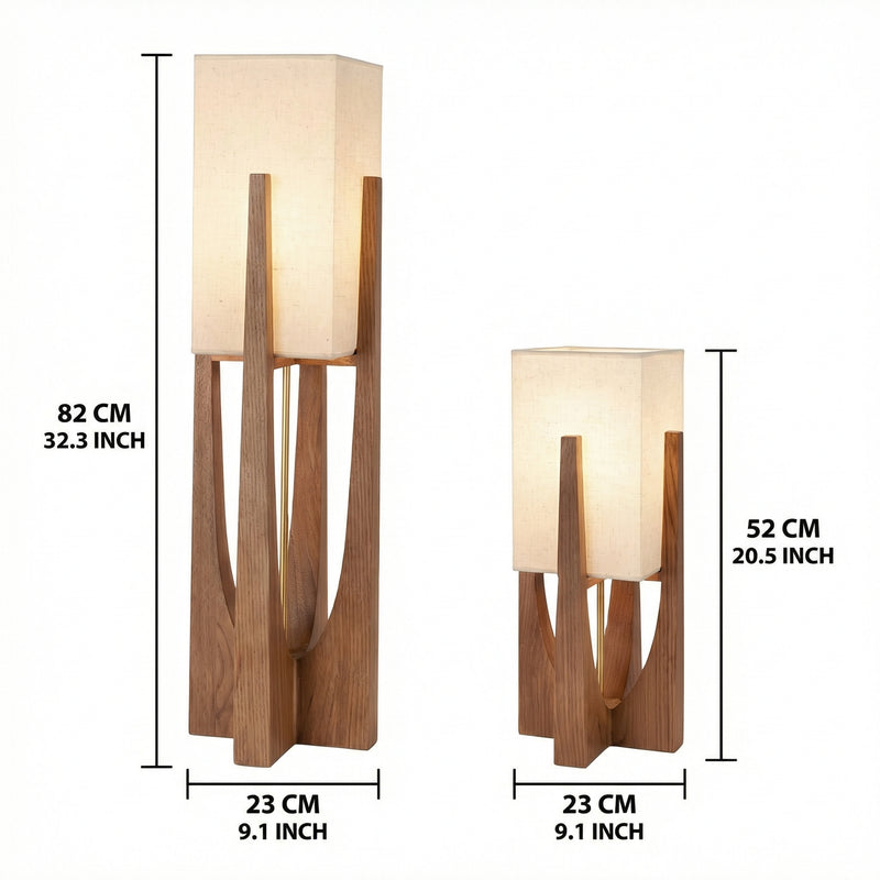 Wabi Sabi | Modern Floor Lamp with Handcrafted Shade | Elegant Lighting for Living Room Serenity