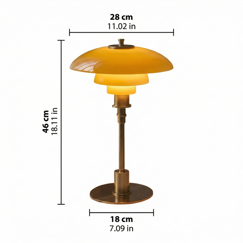 Scandinavian Style Table Lamp with LED Bulb & Dimming Feature | Modern Bedside Table Lamp for Cozy Ambiance