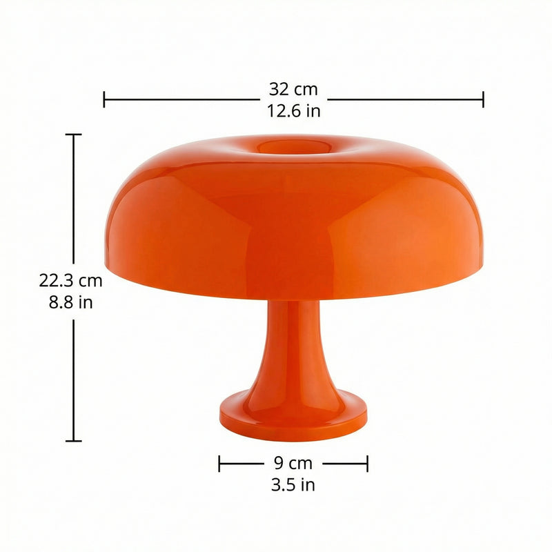 MushroomGlow | Elegant Rechargeable LED Table Lamp for Cozy Ambience
