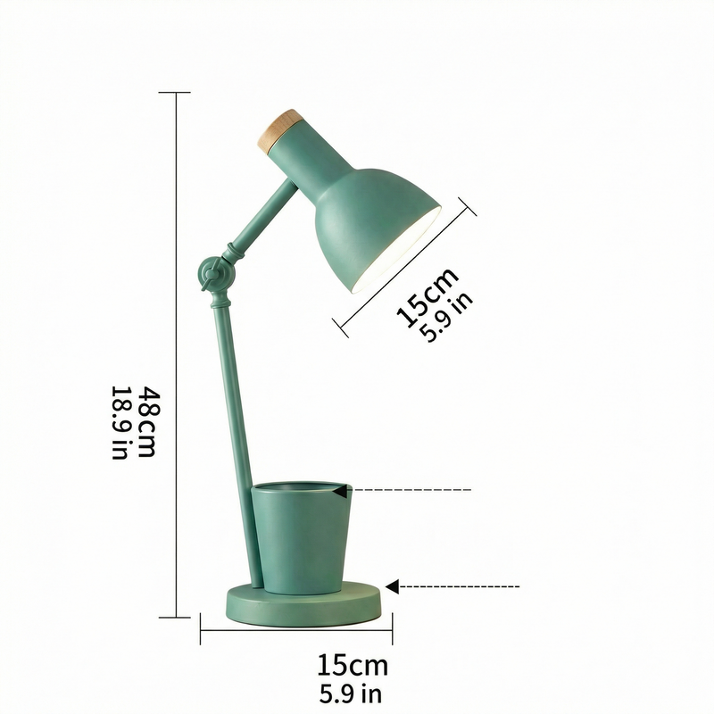 LumosLily | Charming Adjustable Kids Study Table Lamp for Reading