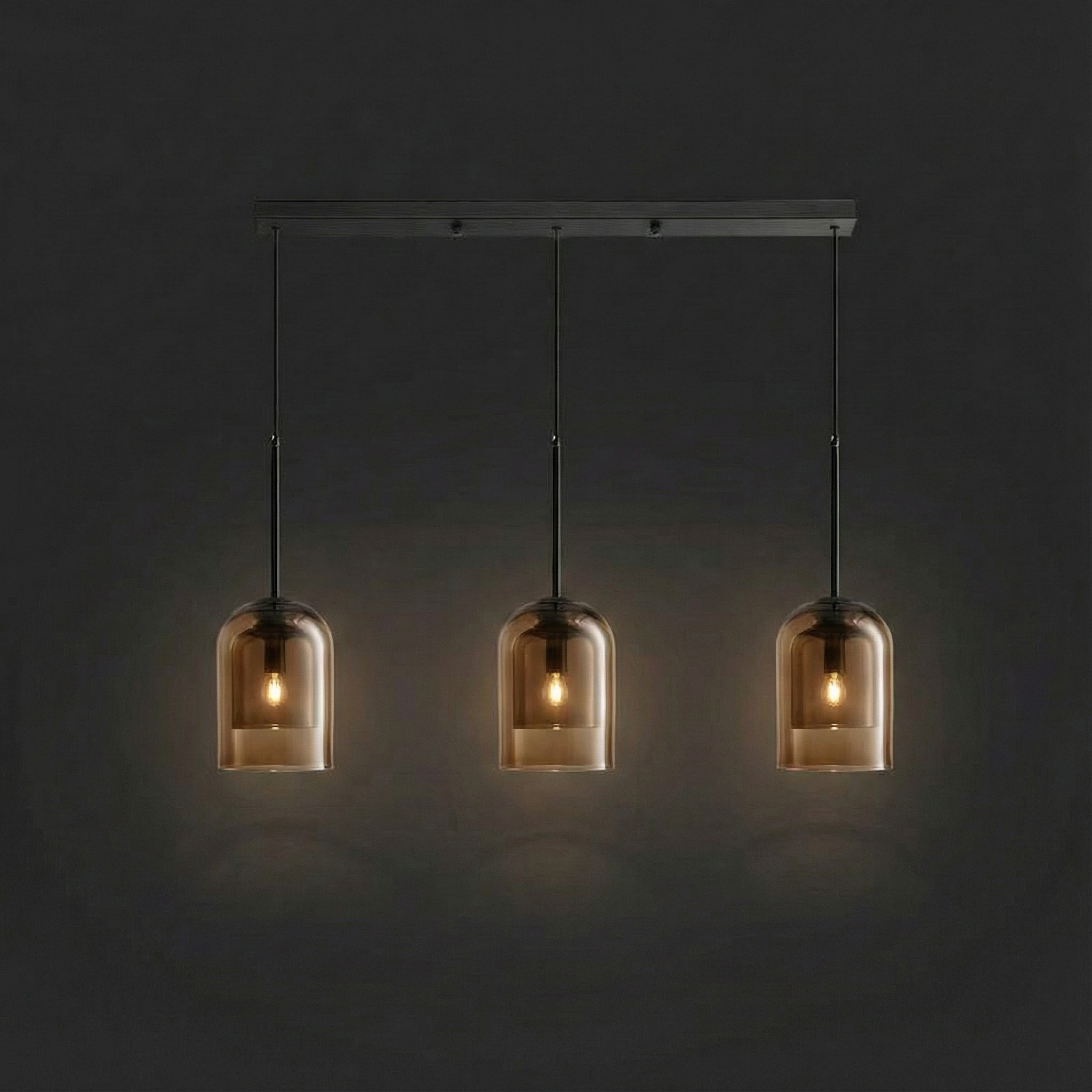Modern Glass Pendant Light for Kitchen, Bedside & Commercial Spaces | Lunaris