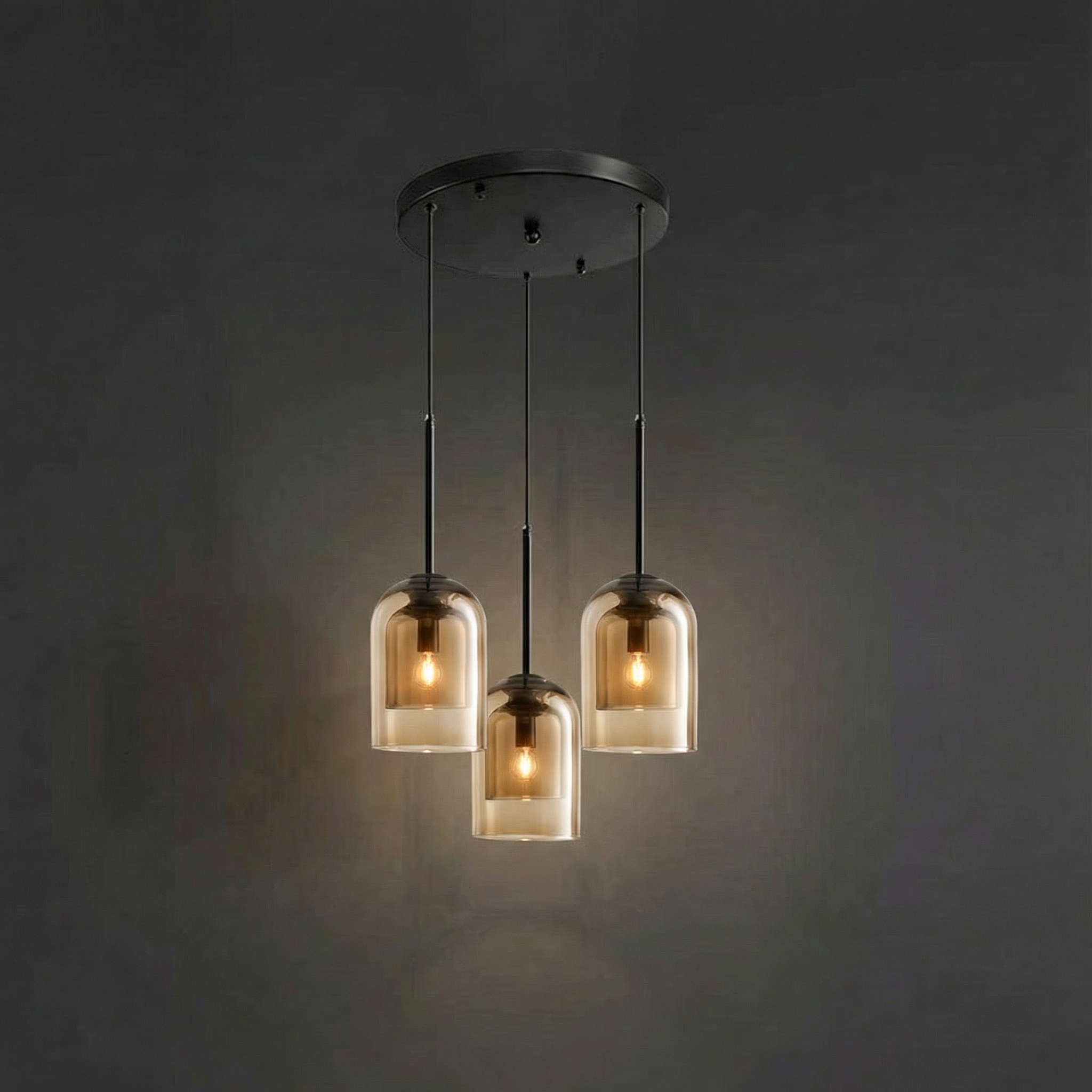 Modern Glass Pendant Light for Kitchen, Bedside & Commercial Spaces | Lunaris
