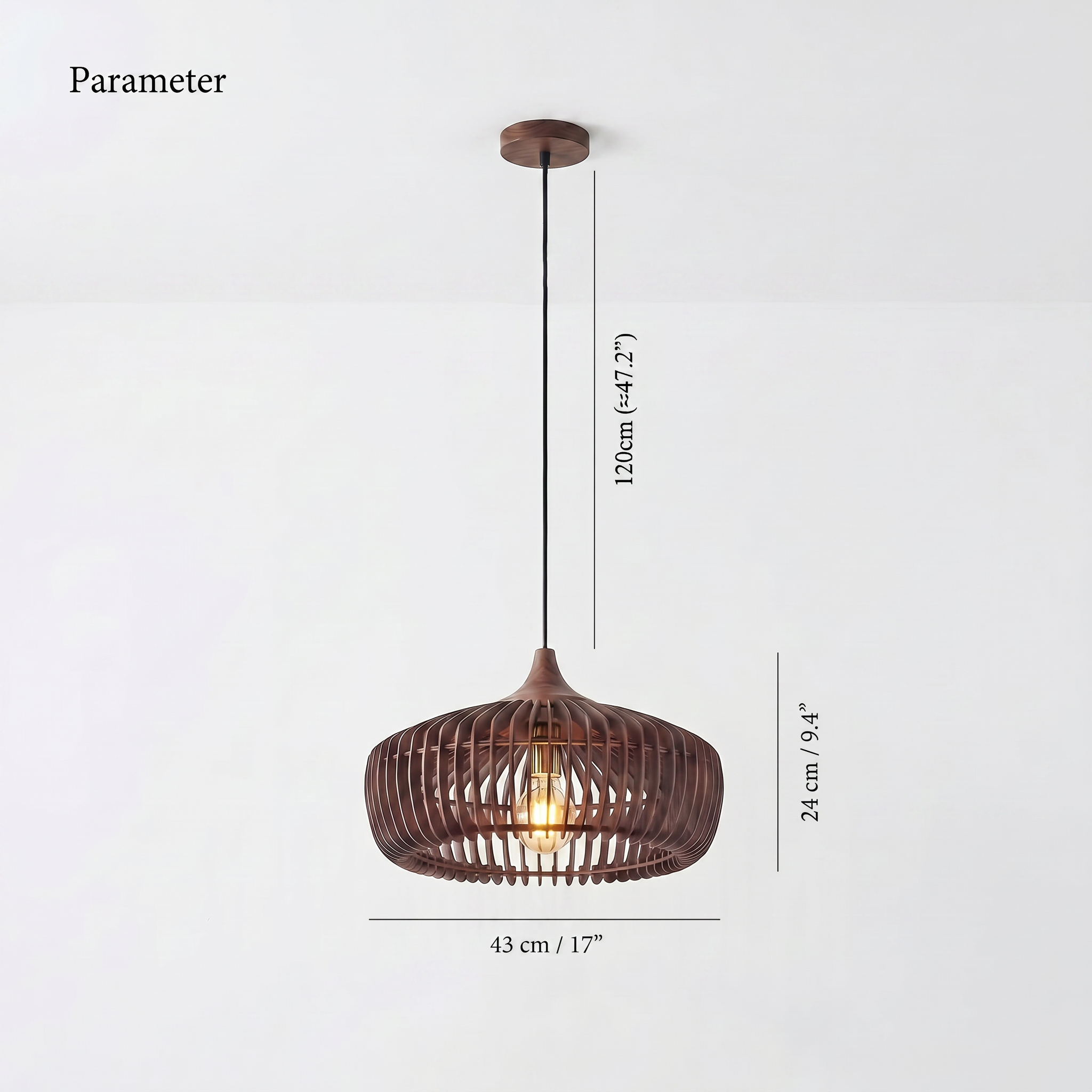Elegant Natural Wood Nordic Kitchen Pendant Lighting | MutoWood