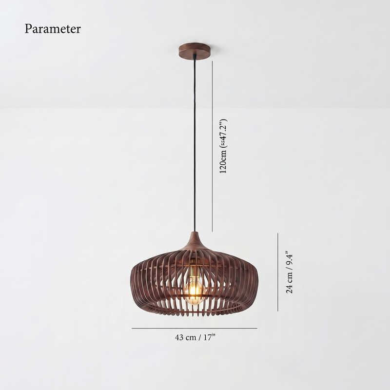 Elegant Natural Wood Nordic Kitchen Pendant Lighting | MutoWood