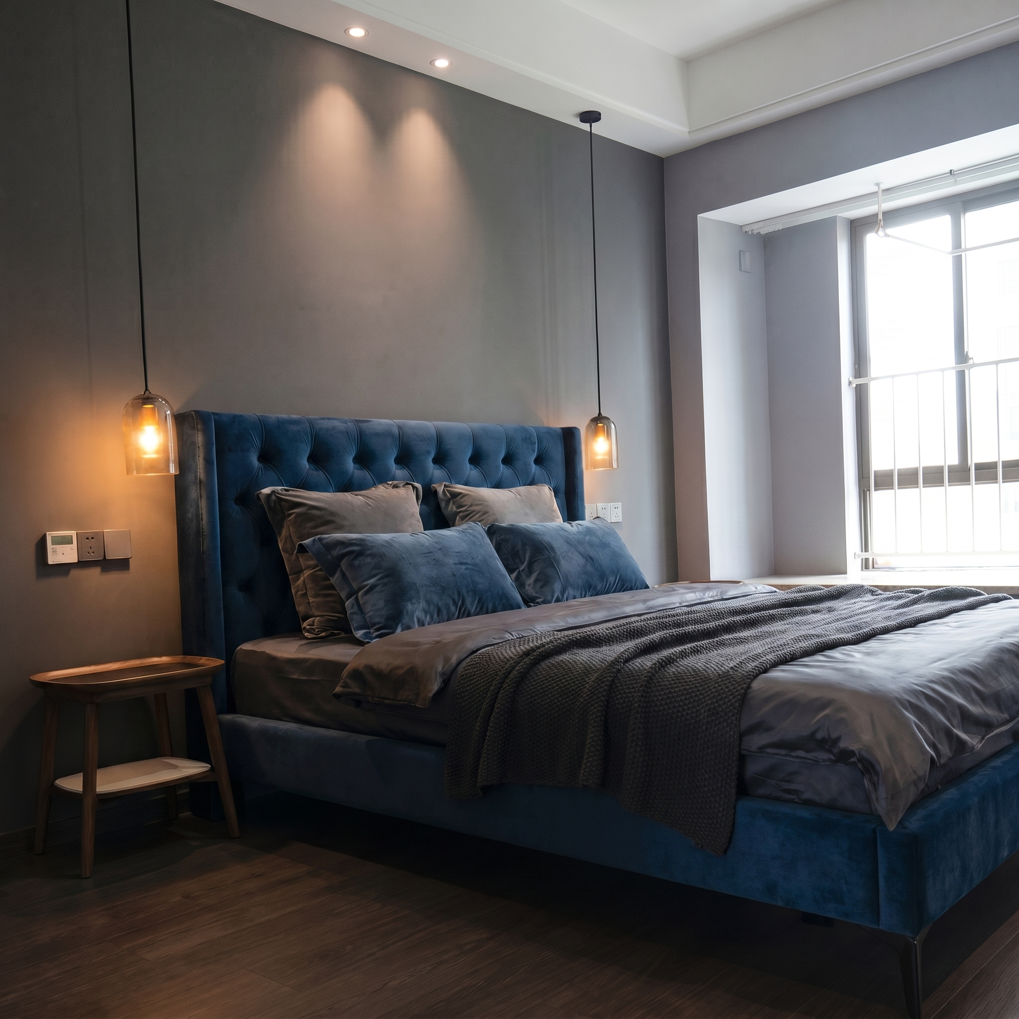 Modern Glass Pendant Light for Kitchen, Bedside & Commercial Spaces | Lunaris