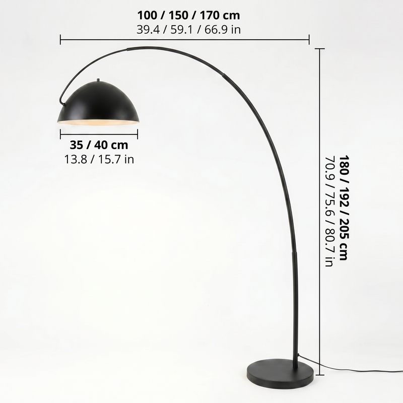 Nordic Elegance | Modern Floor Lamp with Adjustable Height & LED Bulb | Minimalist Design for Living Room Illumination