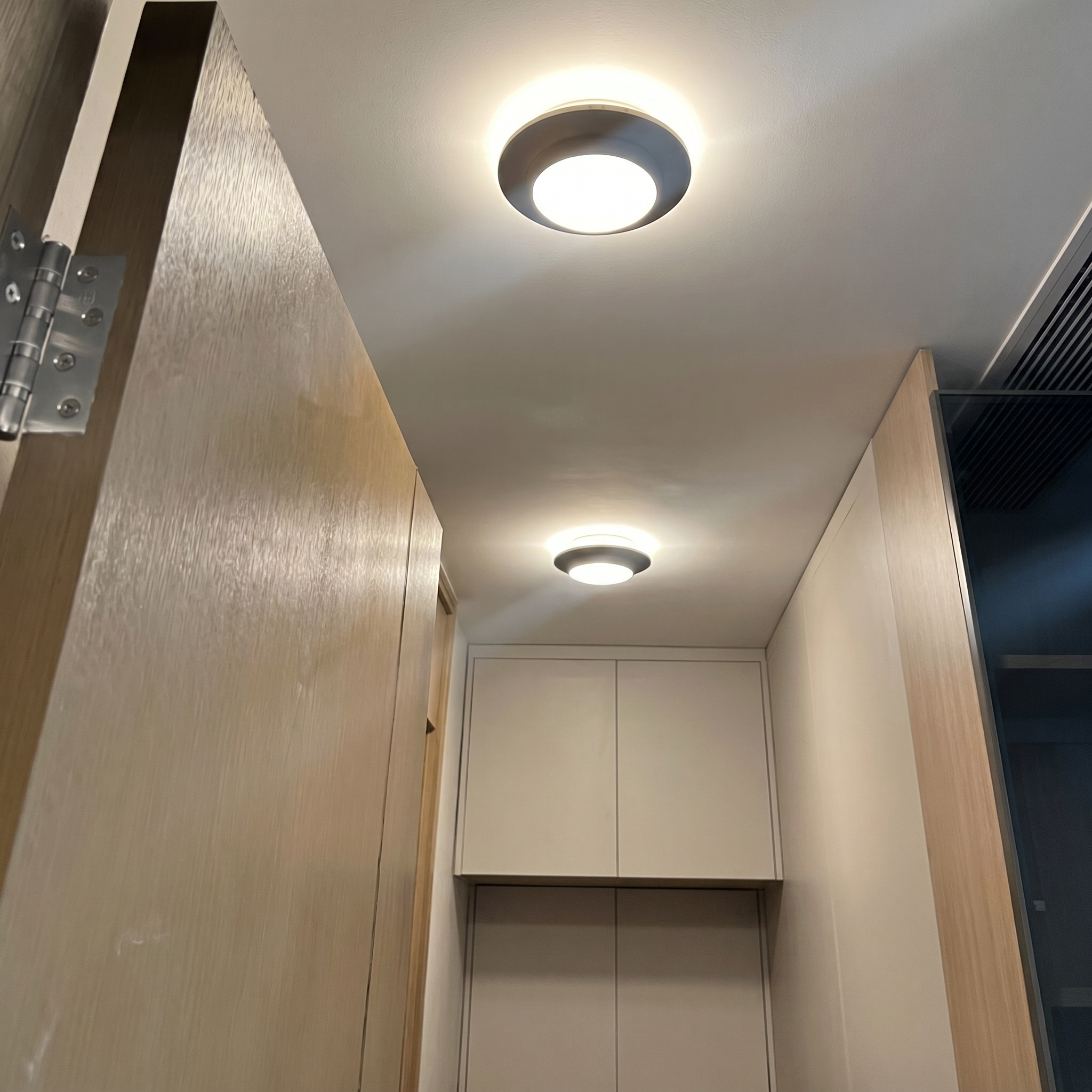 Wabi Sabi Nordic Wood LED Flush Mount Ceiling Light 22cm