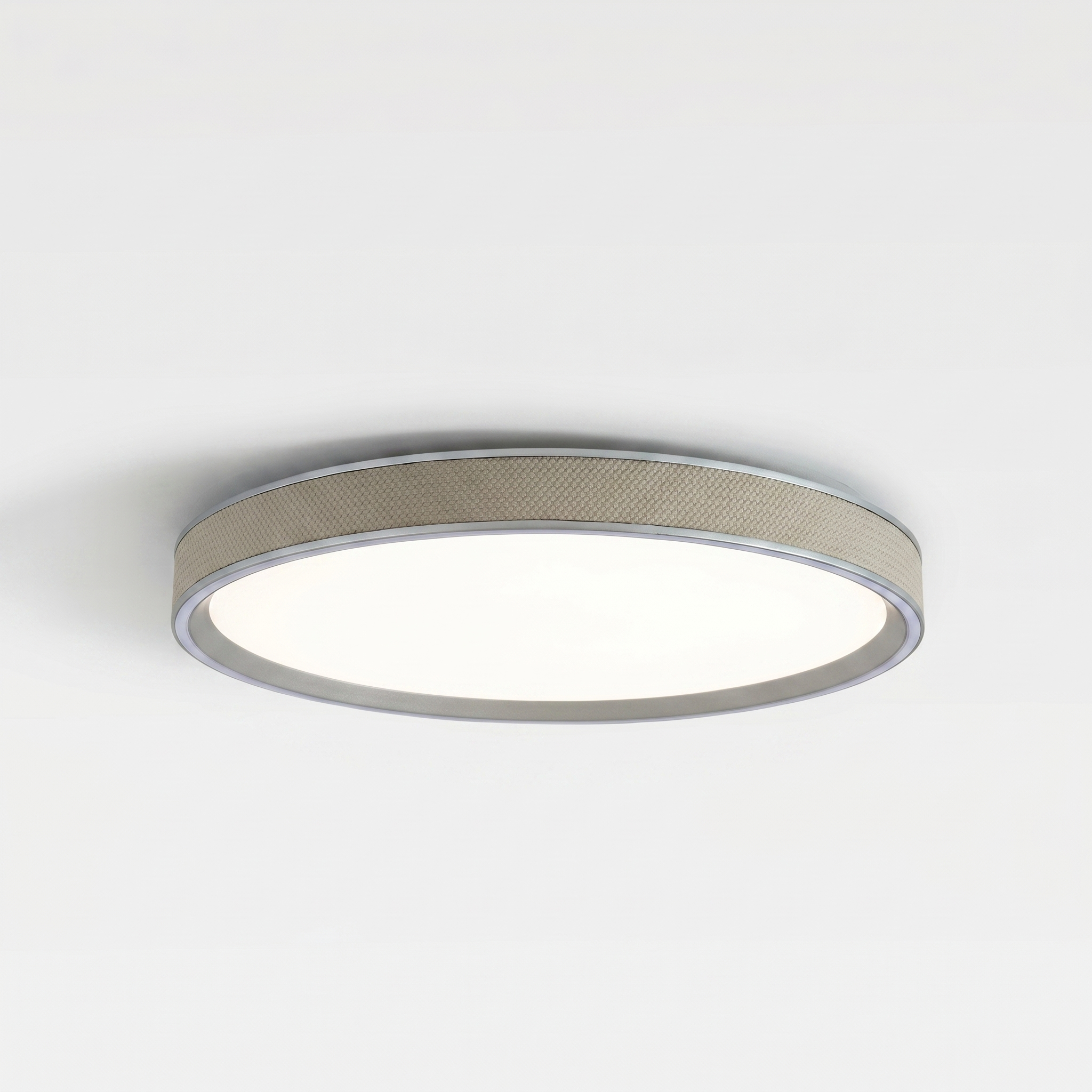 Modern Ceiling Light | LED Flush Mount Fixture with Remote Control | Adjustable Brightness for Versatile Home Lighting