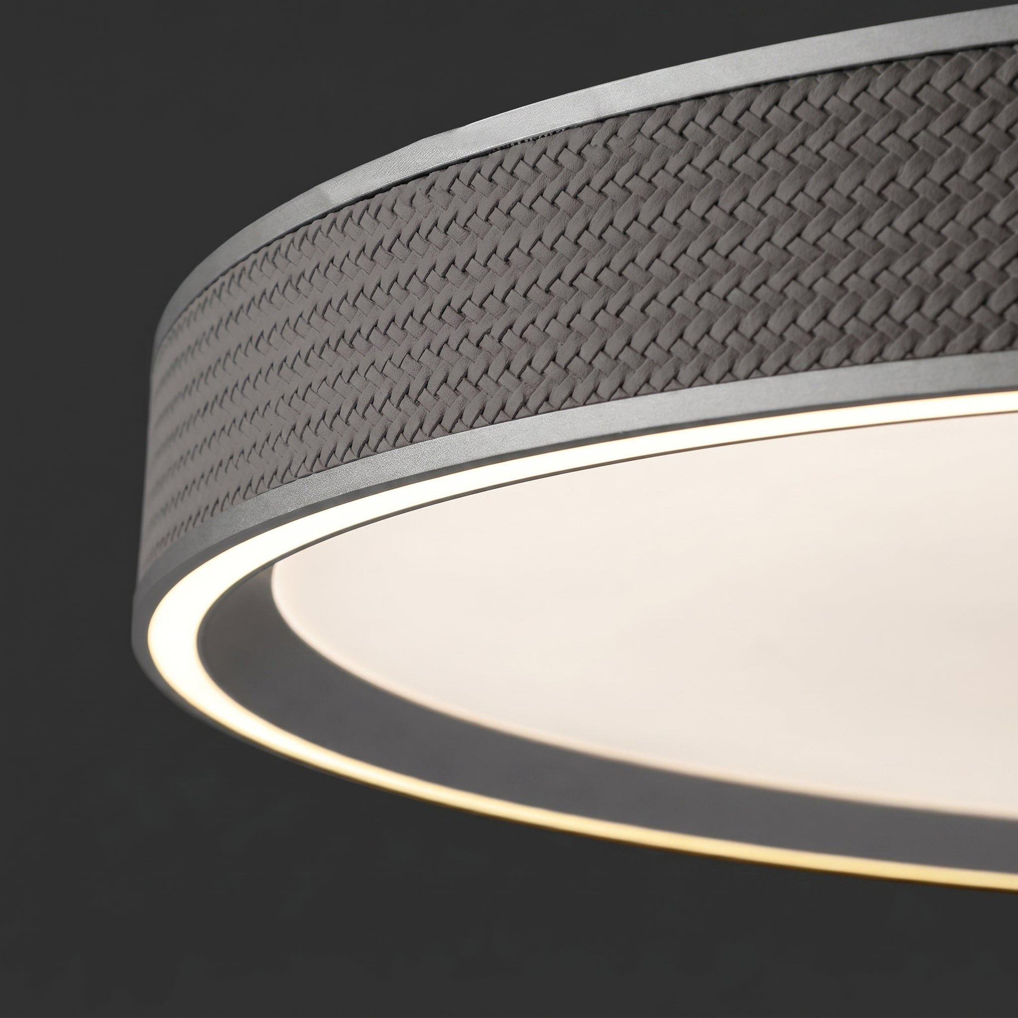 Modern Ceiling Light | LED Flush Mount Fixture with Remote Control | Adjustable Brightness for Versatile Home Lighting