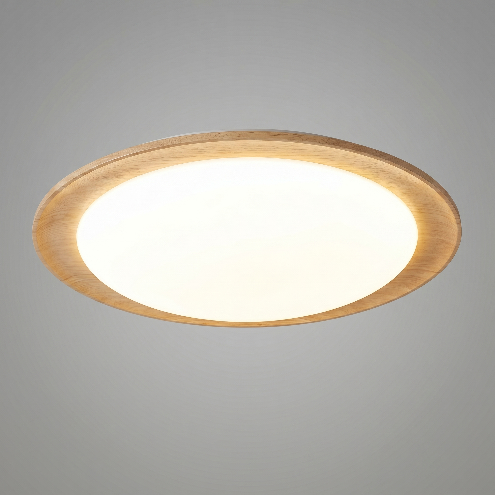 Nordic Style Wood Style LED Flush Mount Ceiling Light
