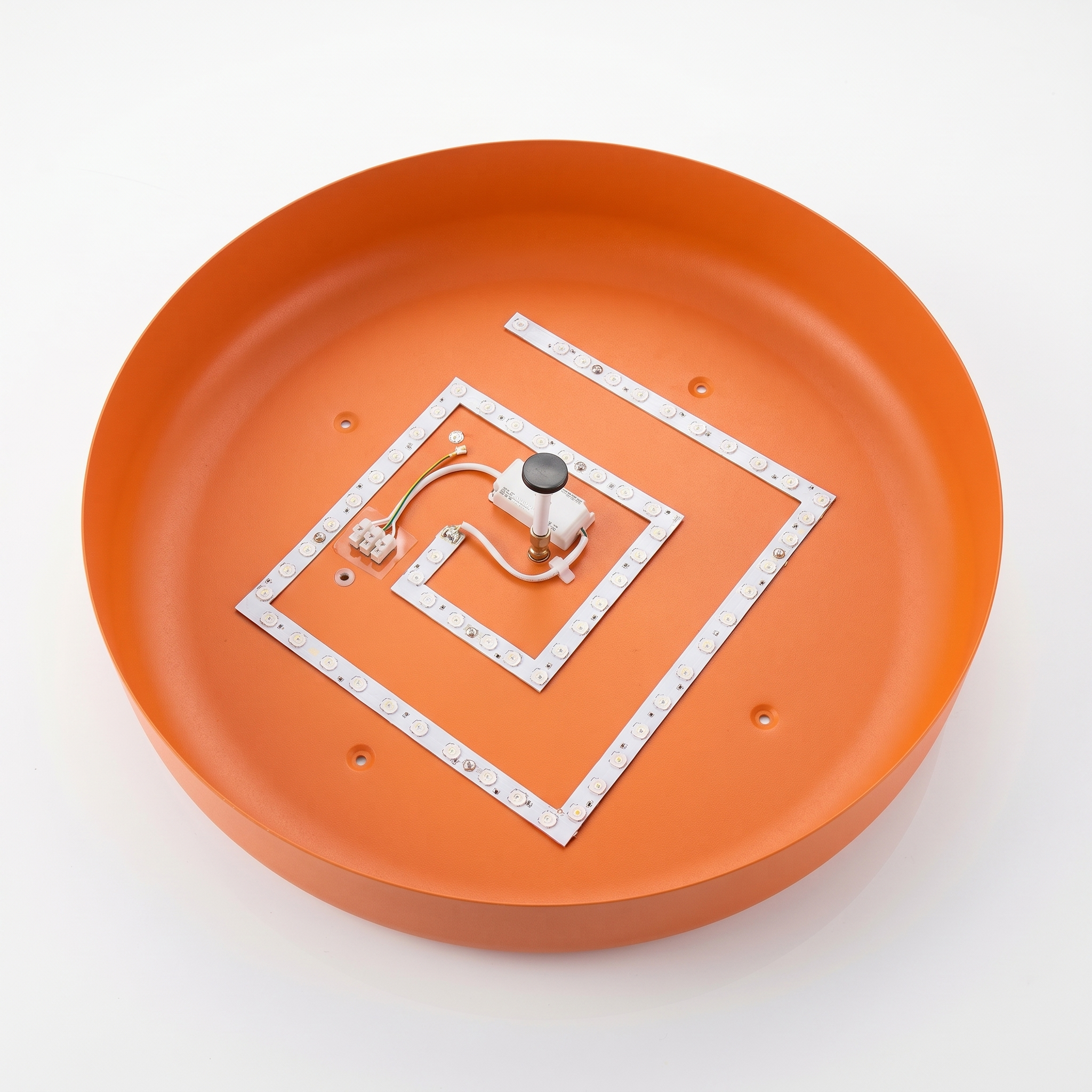 Modern Metal | Flush Mount Ceiling Light with Adjustable Brightness