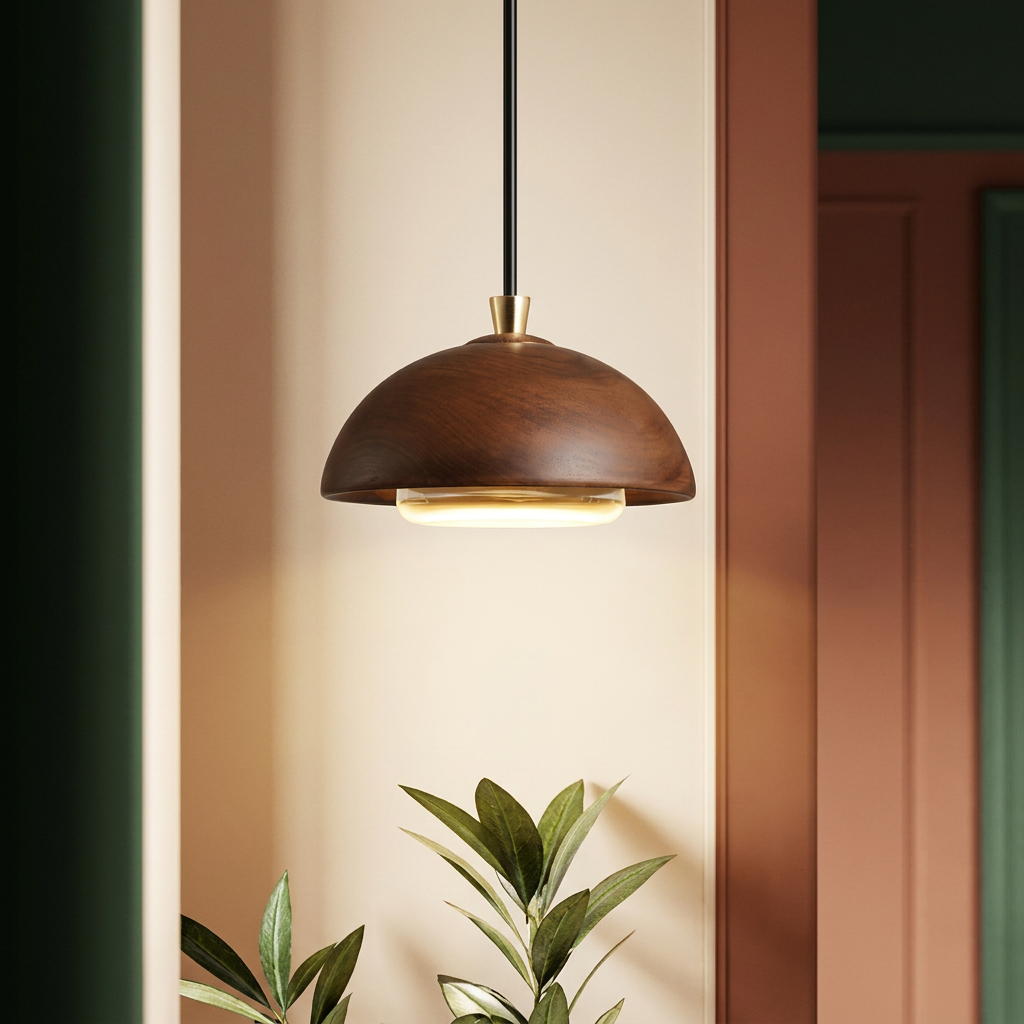 NordicWood | Elegant Simple LED Pendant Lamp for Kitchen and Dining