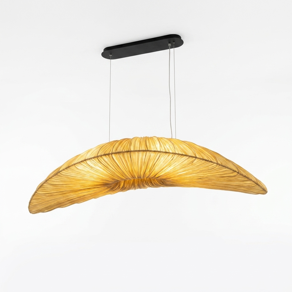 NordicWeave | Elegant Modern Fabric Dining Room Chandelier Light