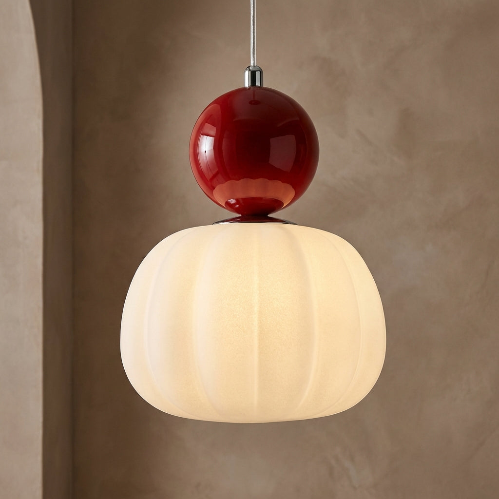 ArtDecoGlow | Elegant Vintage Glass Pendant Light Ceiling Fixture