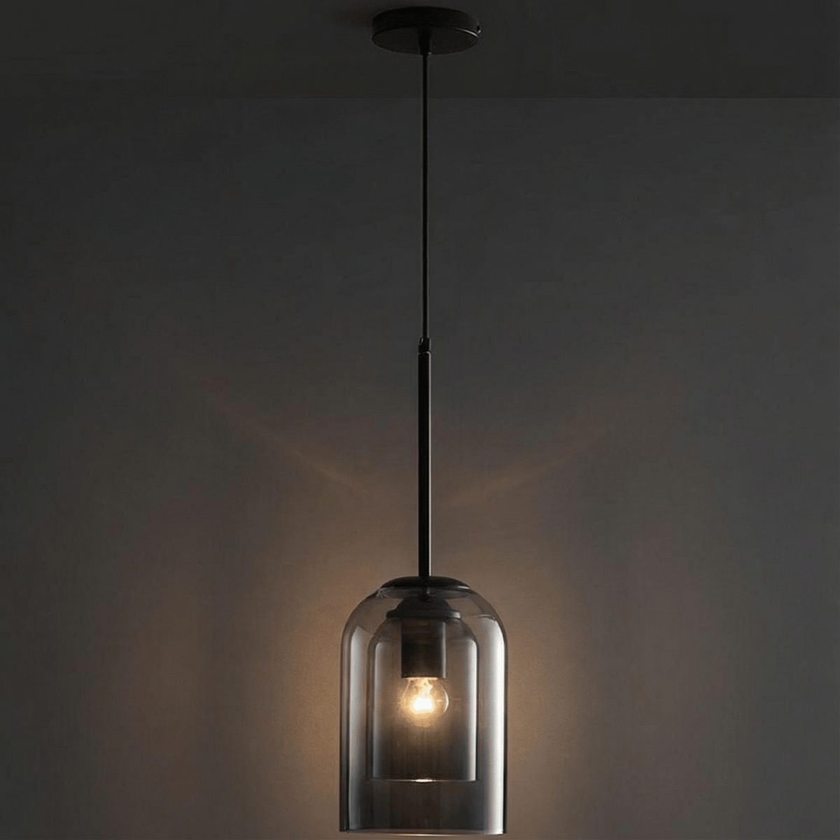 Modern Glass Pendant Light for Kitchen, Bedside & Commercial Spaces | Lunaris - Kelvinum