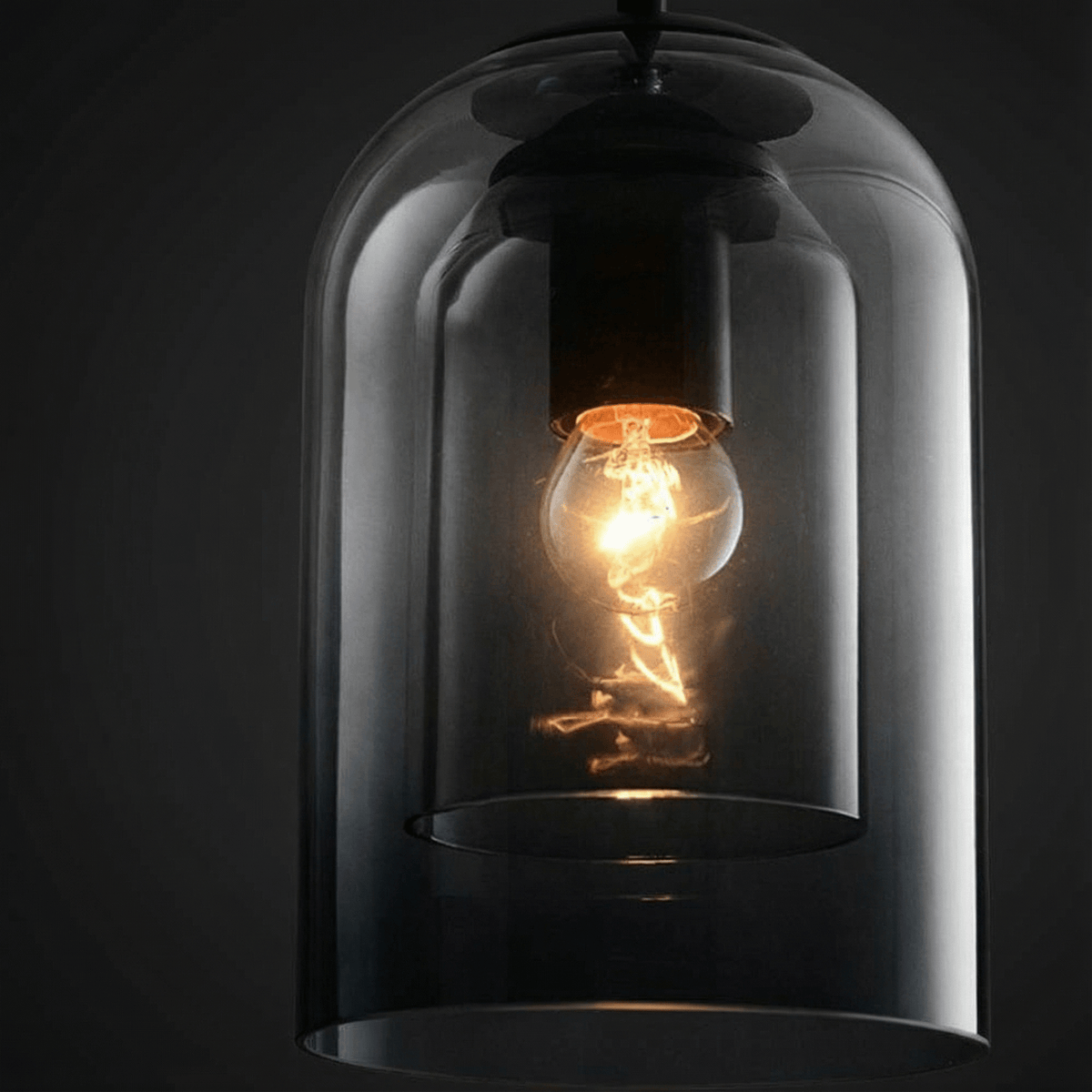 Modern Glass Pendant Light for Kitchen, Bedside & Commercial Spaces | Lunaris - Kelvinum