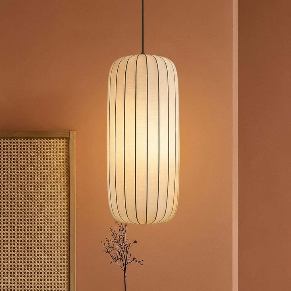 SilkAura | Elegant Contemporary Silk Kitchen Pendant Light Fixture