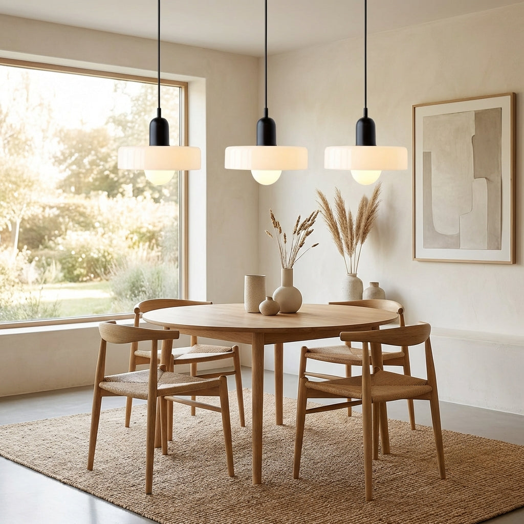 Lumosphere | Stylish Modern 3-Head Colored Glass Pendant Light