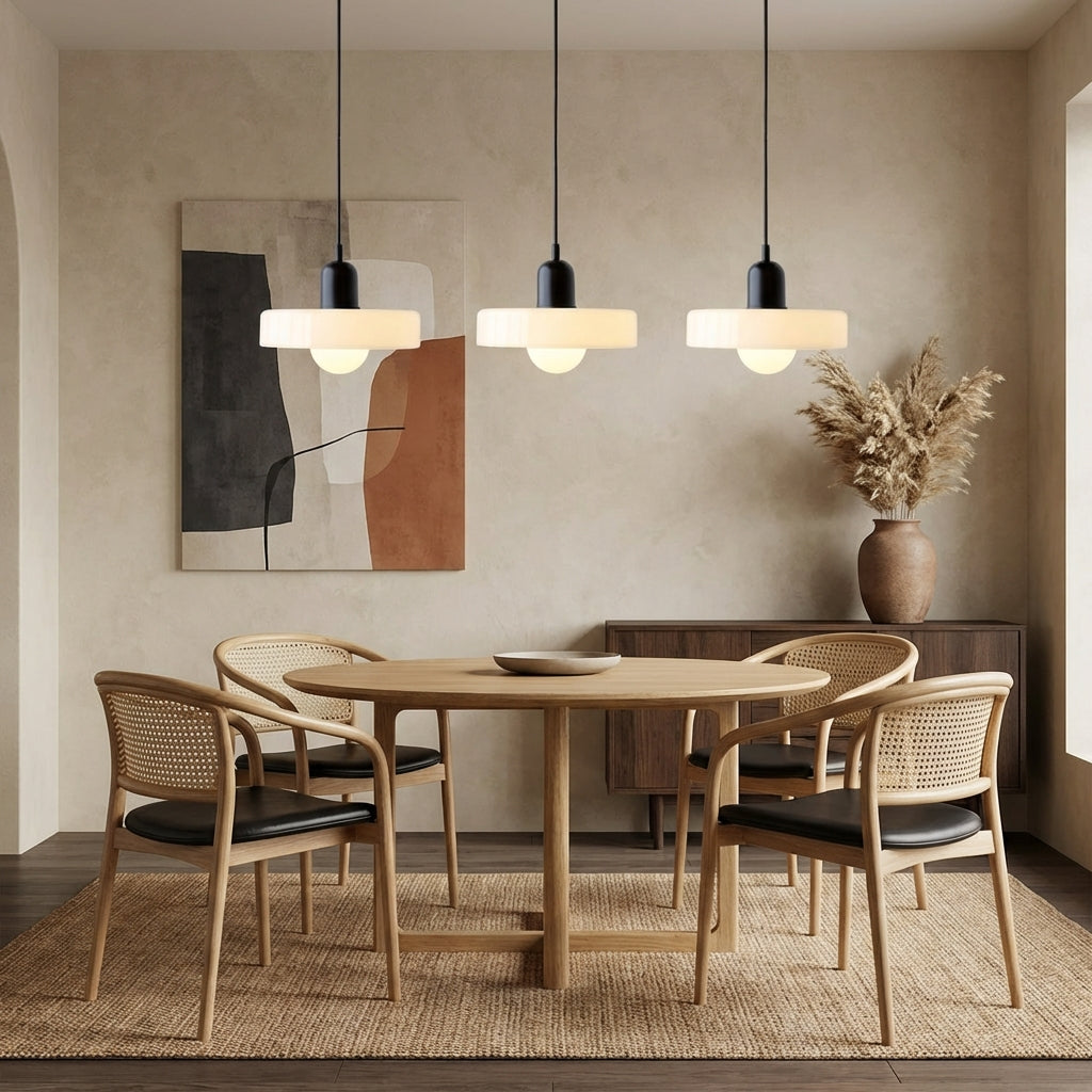 Lumosphere | Stylish Modern 3-Head Colored Glass Pendant Light